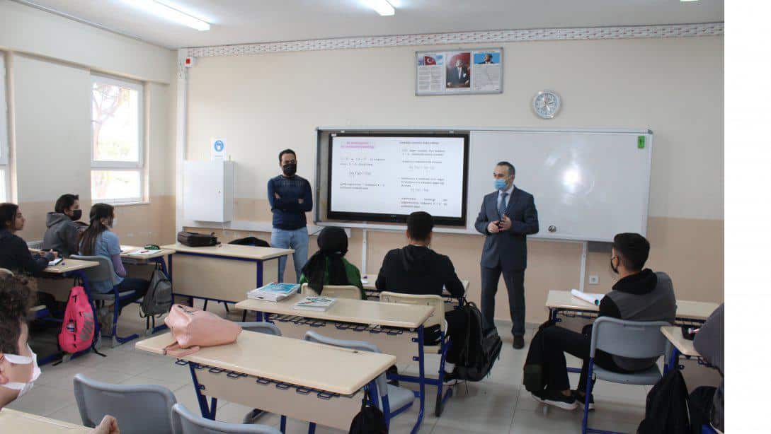 İlçemiz Milli Eğitim Müdürü Sayın Mehmet AKÖZ'ün Gömeç Anadolu Lisesi Ziyareti