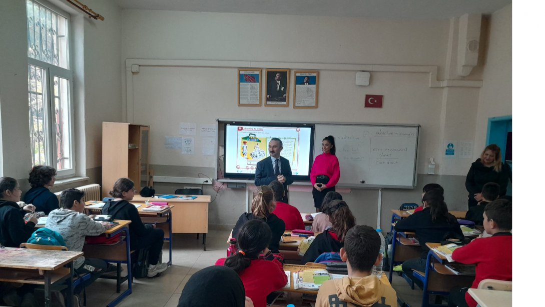 İlçe Milli Eğitim Müdürümüz Sayın Mehmet AKÖZ'ün okul ziyaretleri devam ediyor