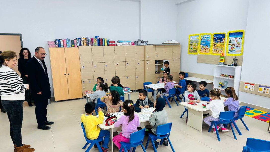 İlçe Milli Eğitim Müdürümüz Sayın Şafak TURAN'ın Okullarımızı Ziyareti